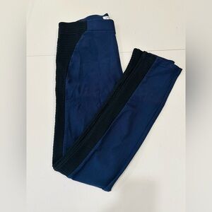 Patrizia Luca‎ Milano Women’s Black & Purple Leggings Size M